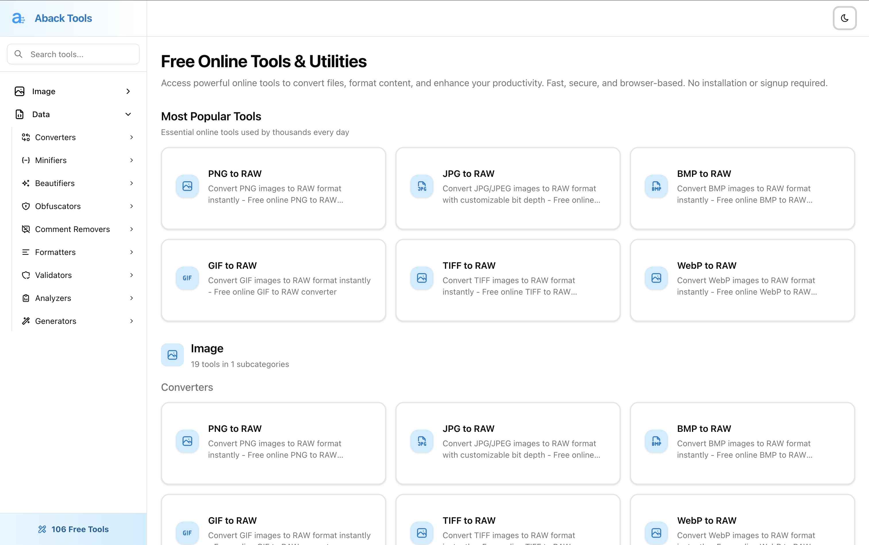 Aback Tools - Launch AI