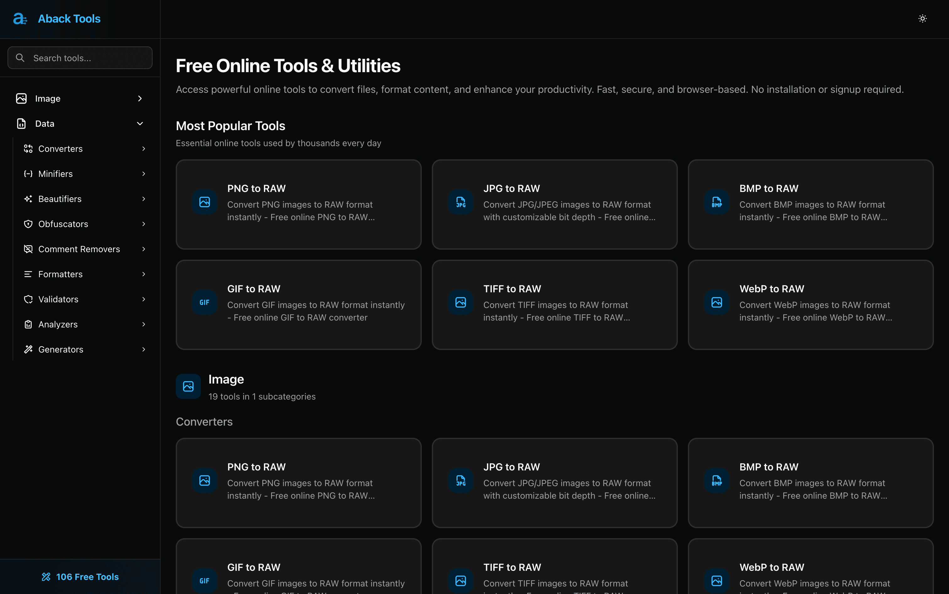 Aback Tools - Launch AI