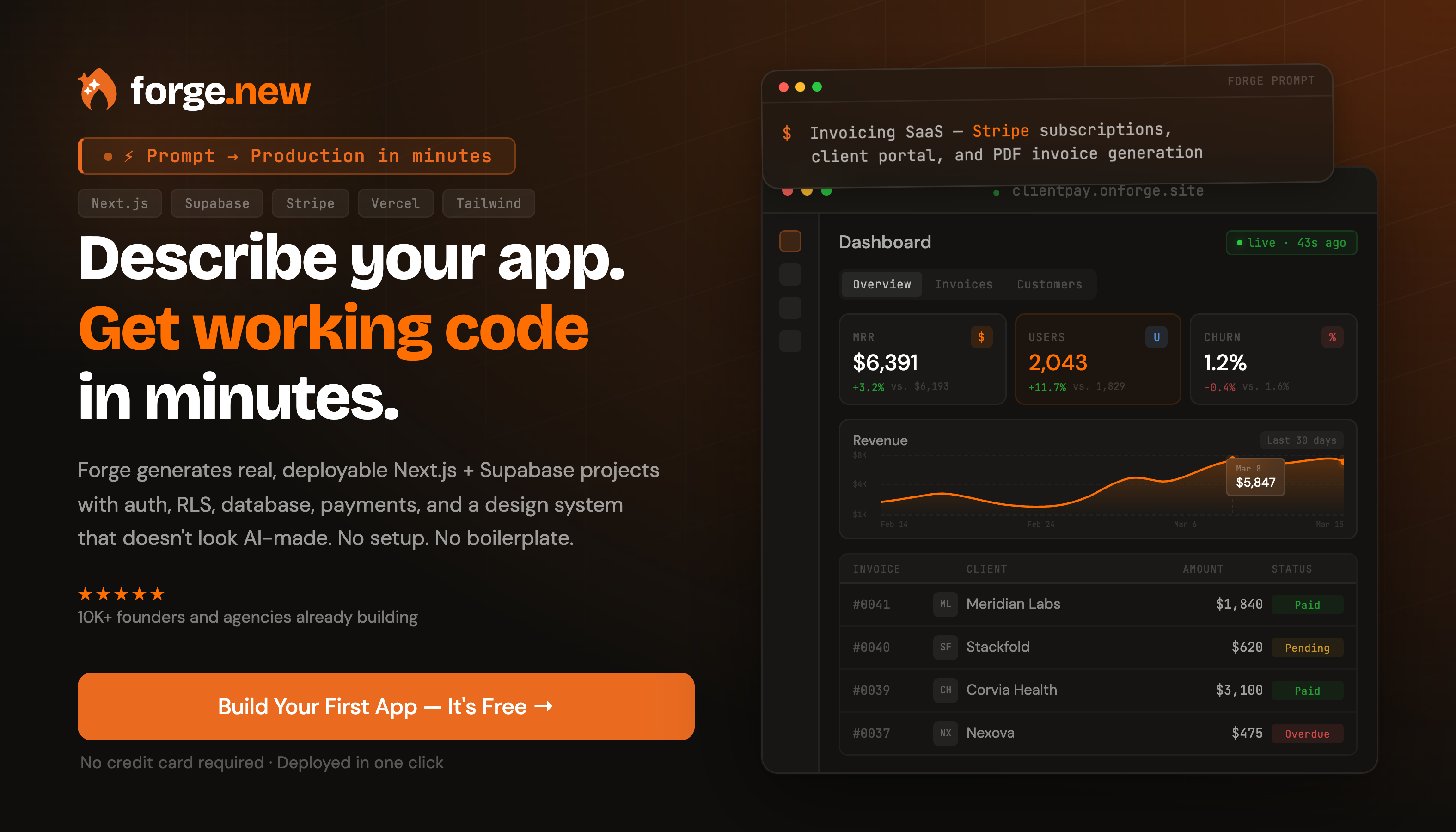 Launch — Where vibe coders get discovered.