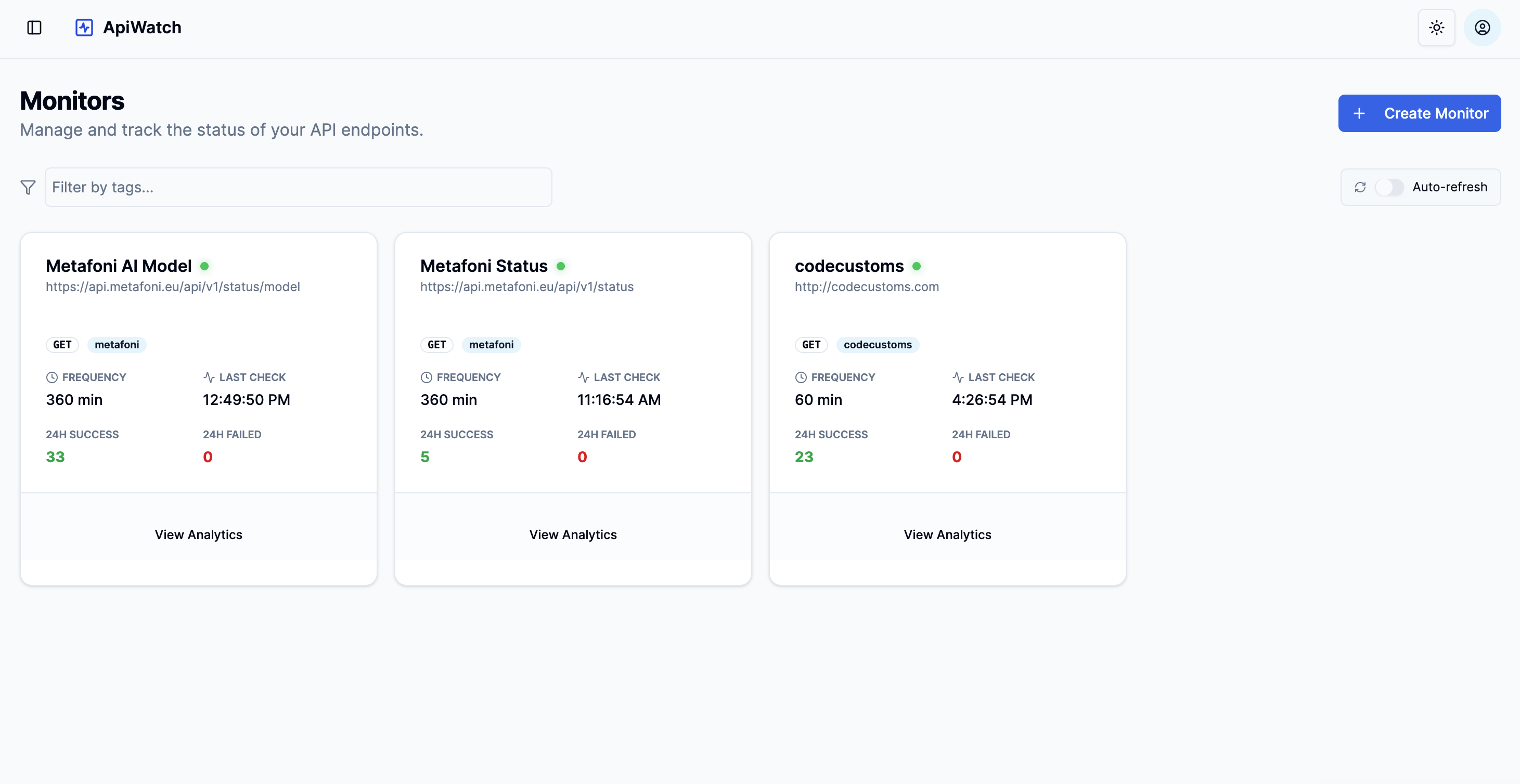 ApiWatch - Launch AI