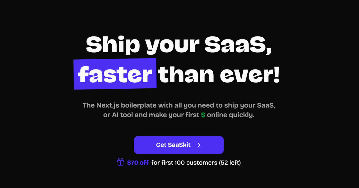 SaaSkit - Launch AI
