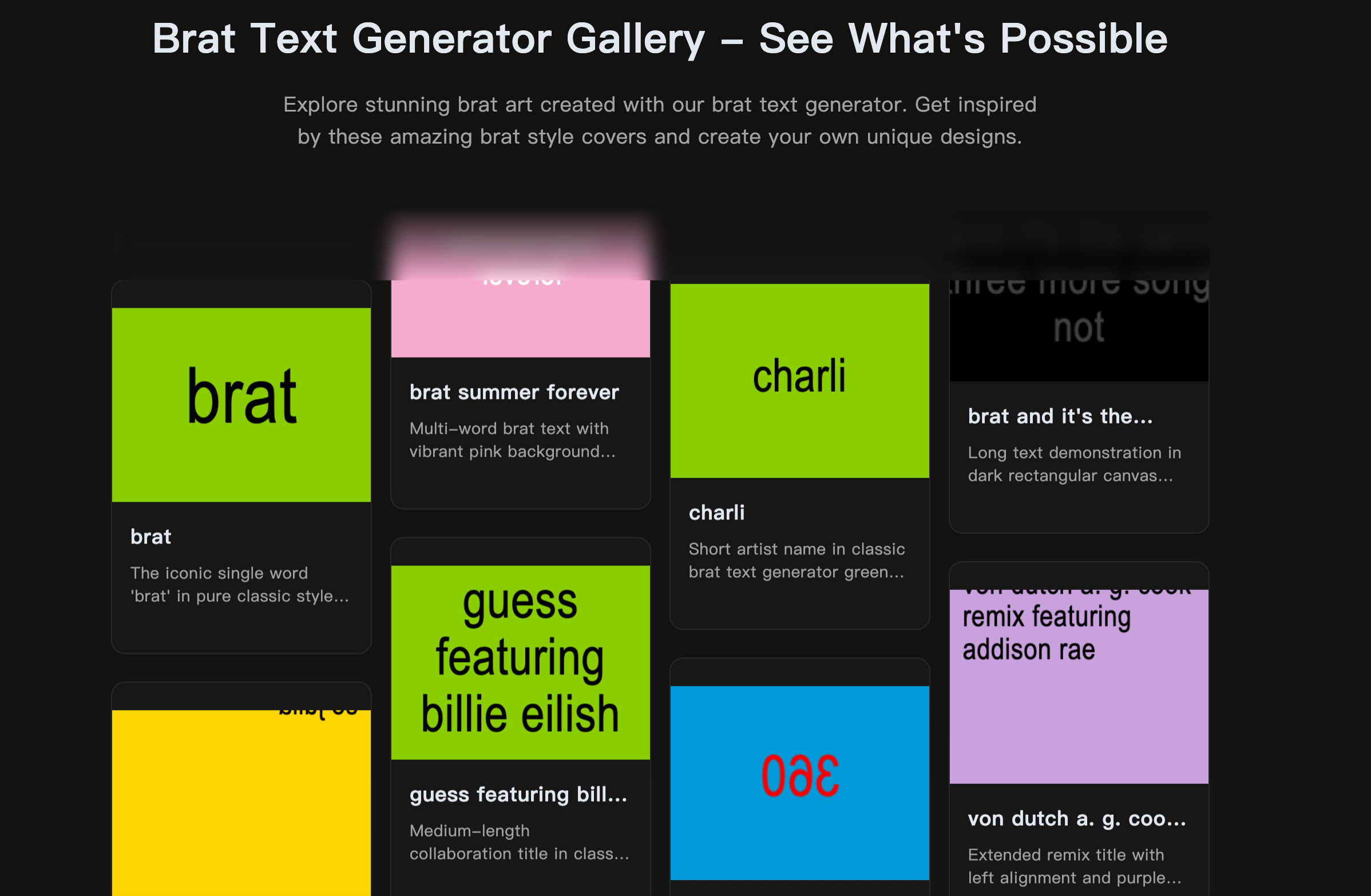 Brat Text Generator - Launch AI