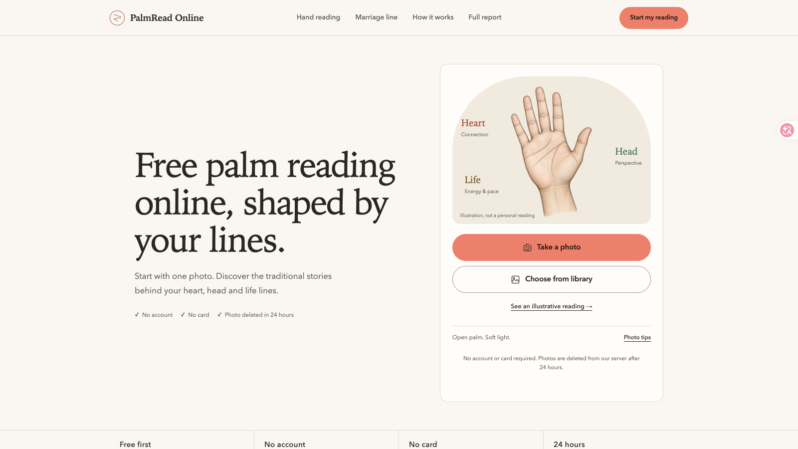 PalmRead Online product image 1