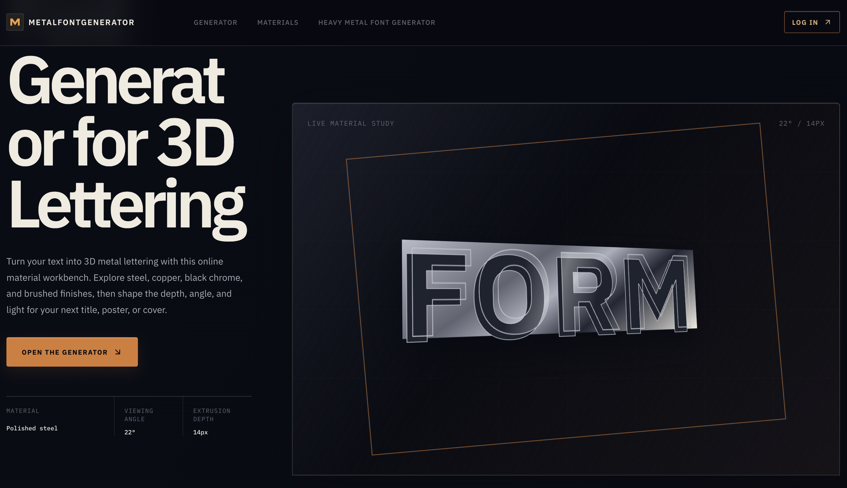 metalfontgenerator product image 1