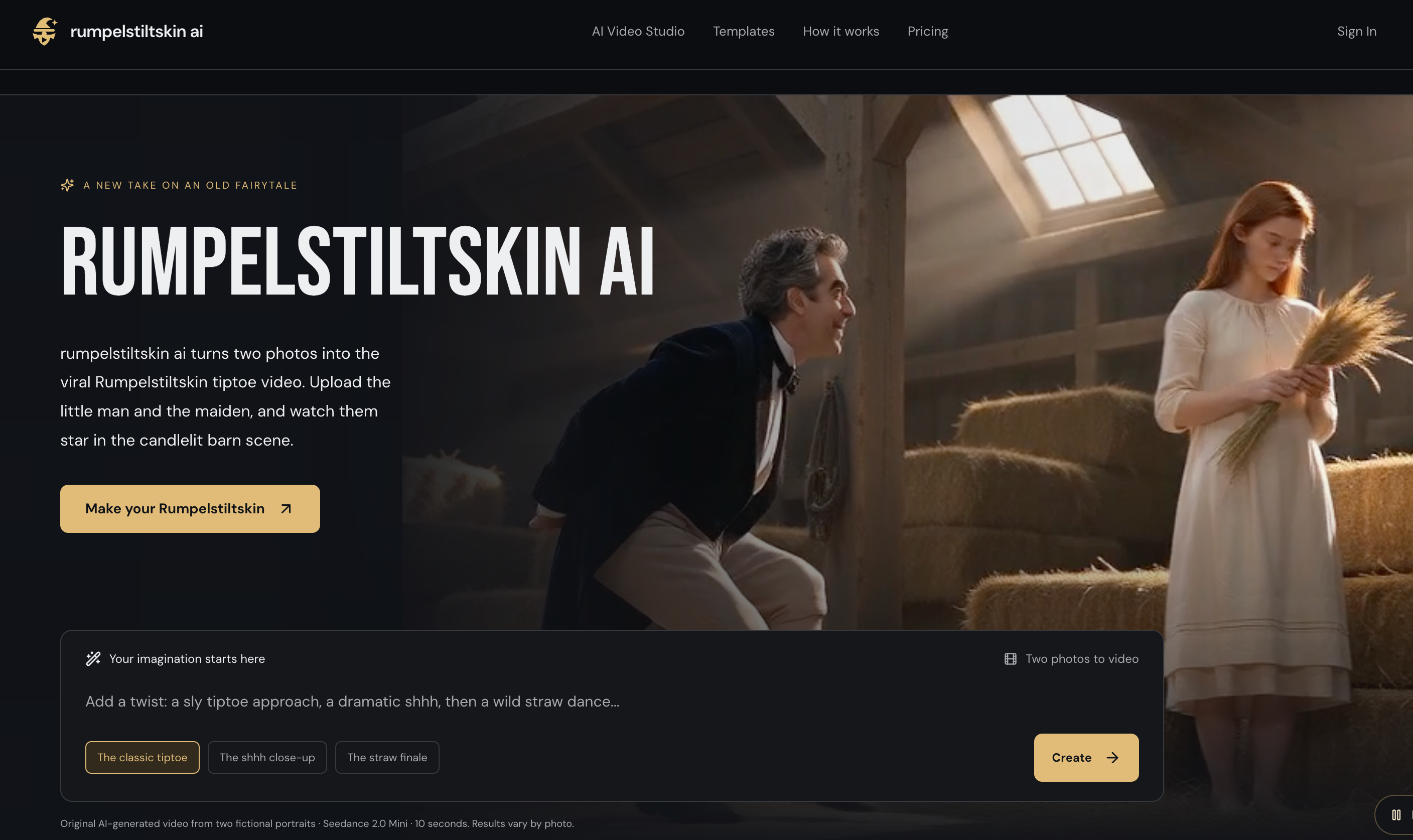 Rumpelstiltskin AI product image 1