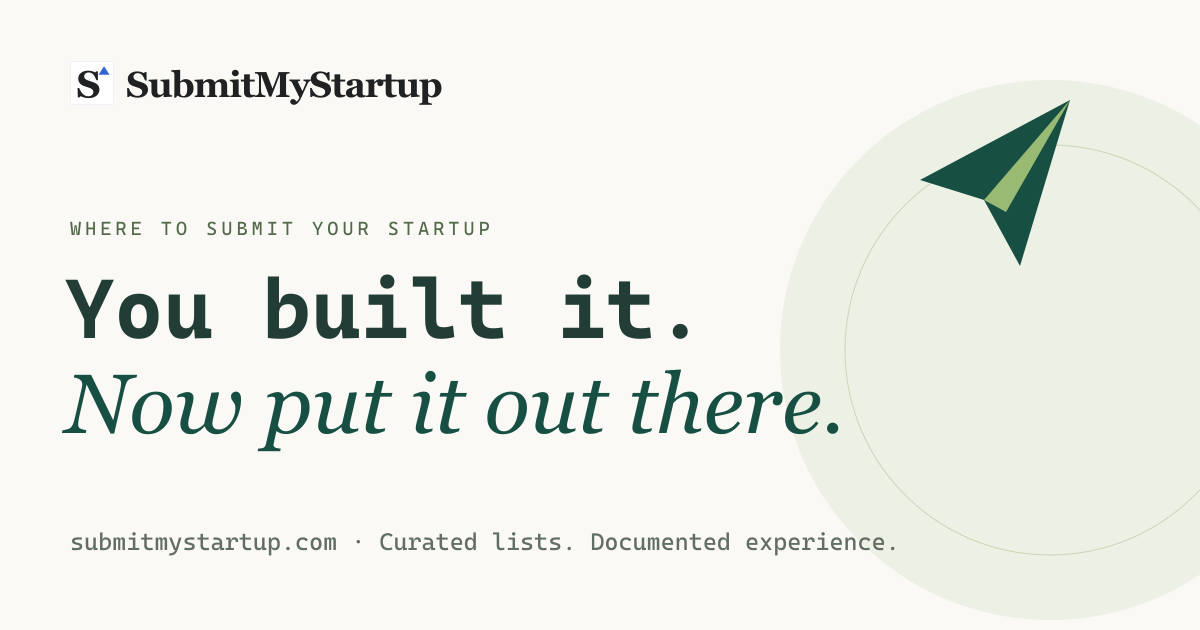 SubmitMyStartup product image 1