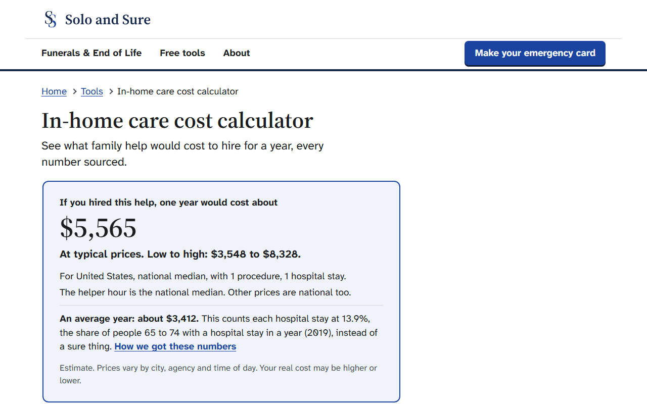 Cost of in home care for elderly: what family does for free product image 3