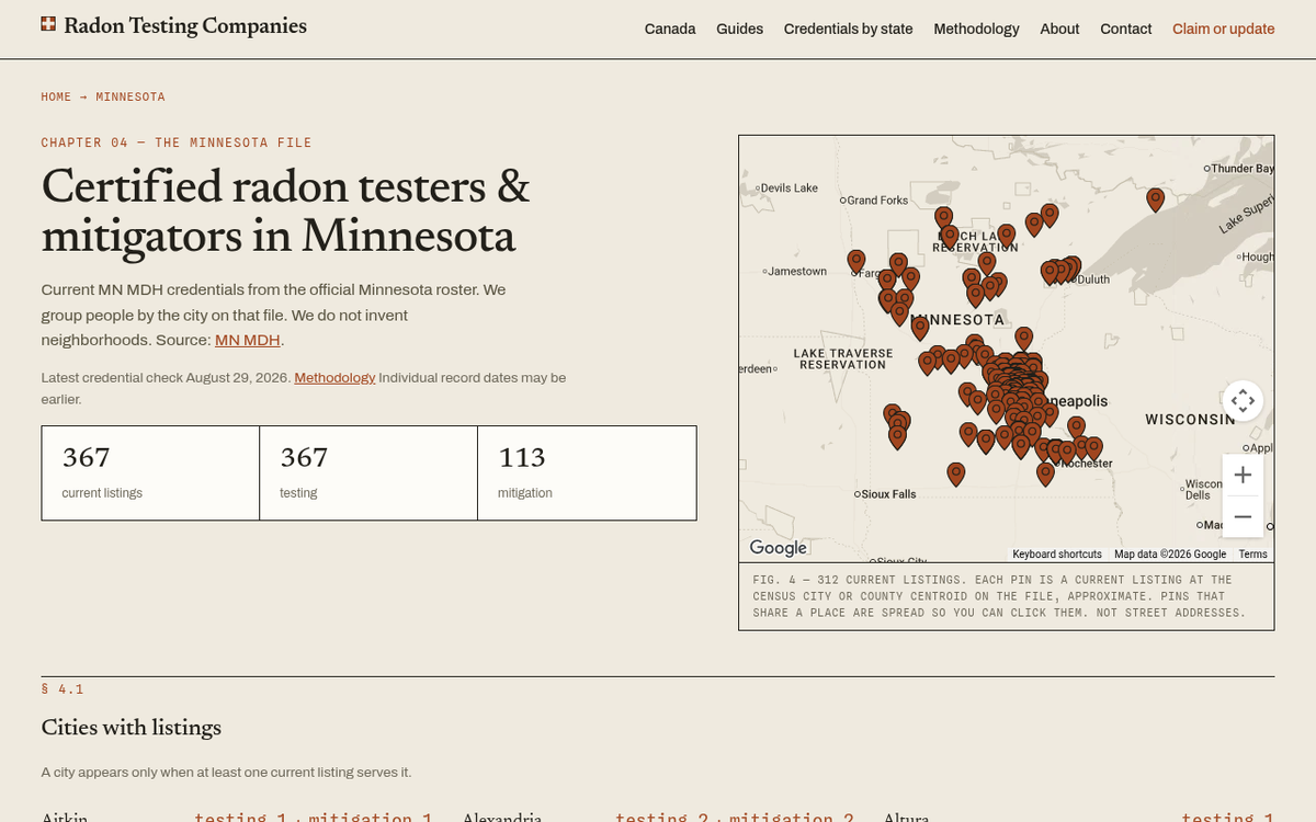 Radon Testing Companies product image 2