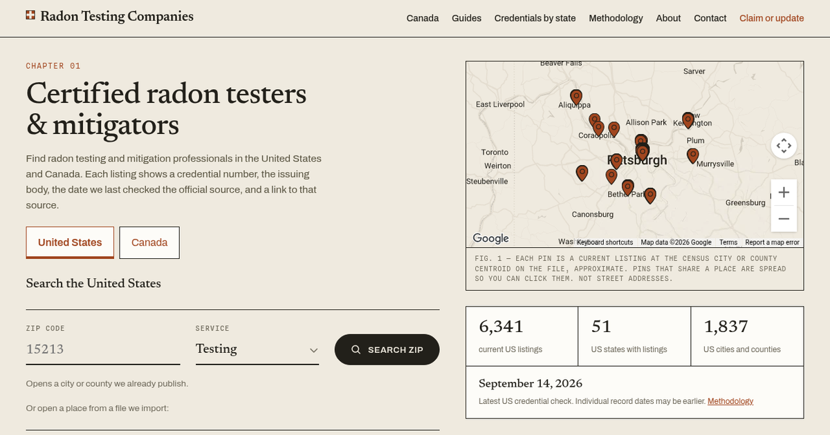 Radon Testing Companies product image 3