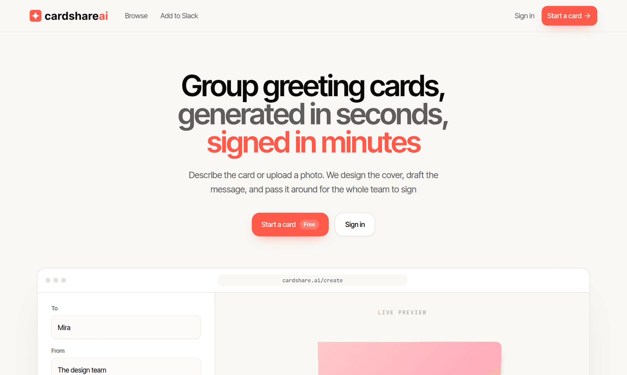 CardShare.ai product image 1
