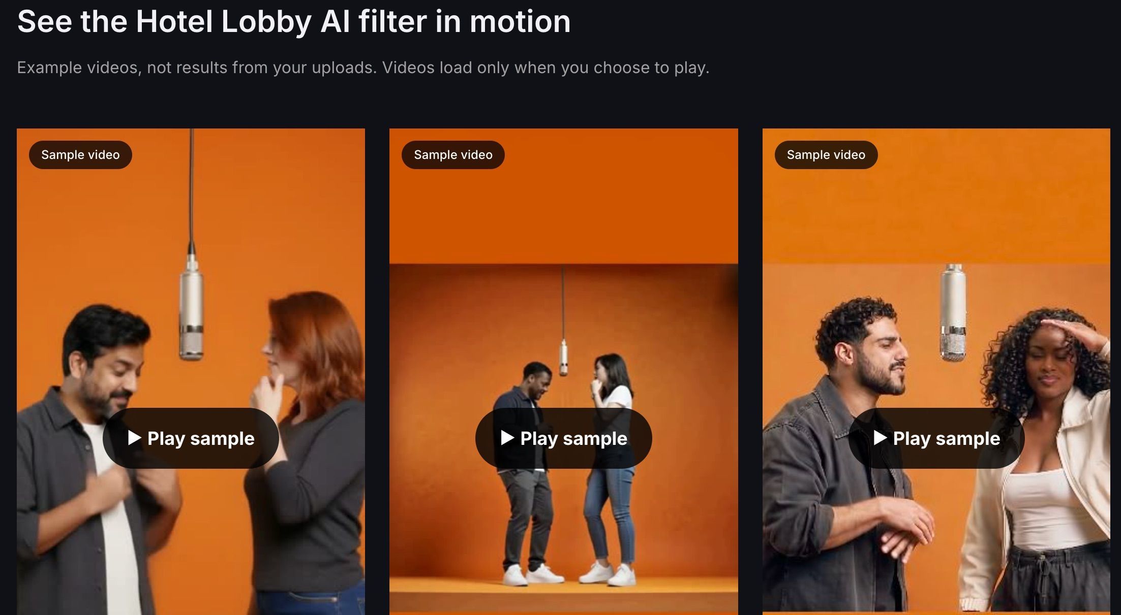 Hotel Lobby AI Filter product image 1