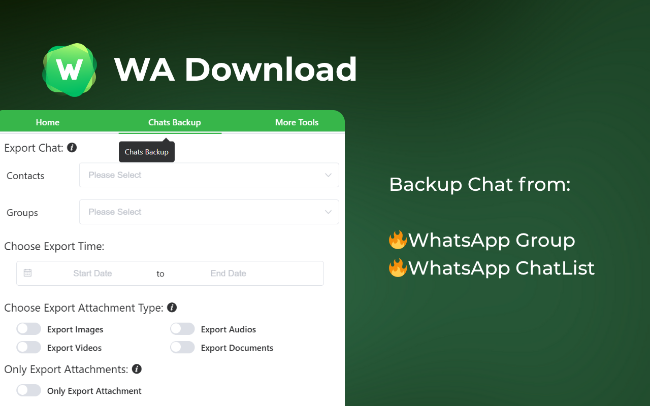 WhatsApp Chat Export - WA Download product image 1