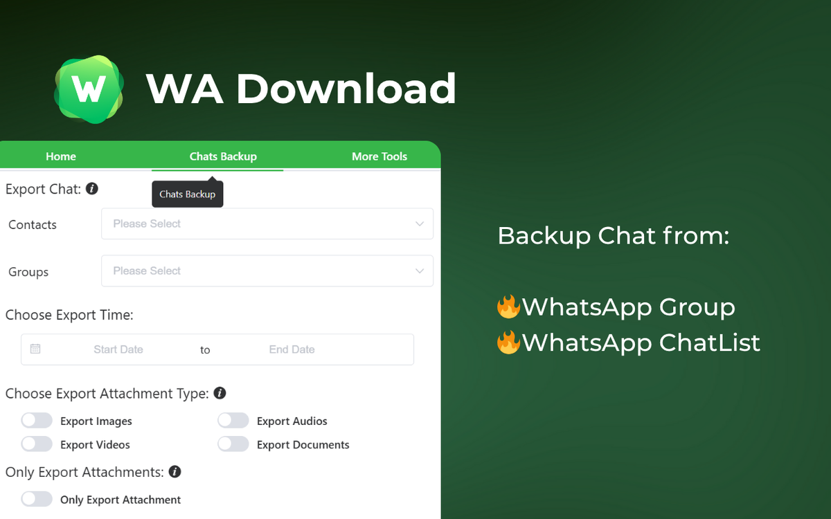 WhatsApp Chat Export - WA Download product image 1