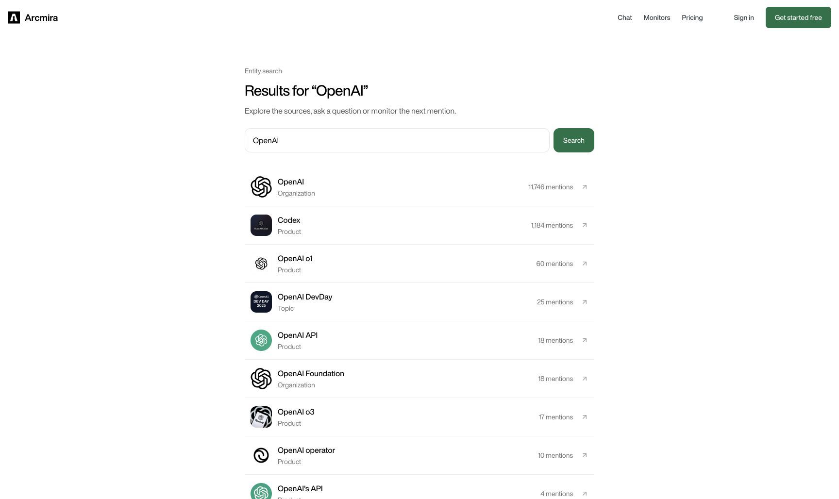 Arcmira: YouTube Transcript Search product image 1