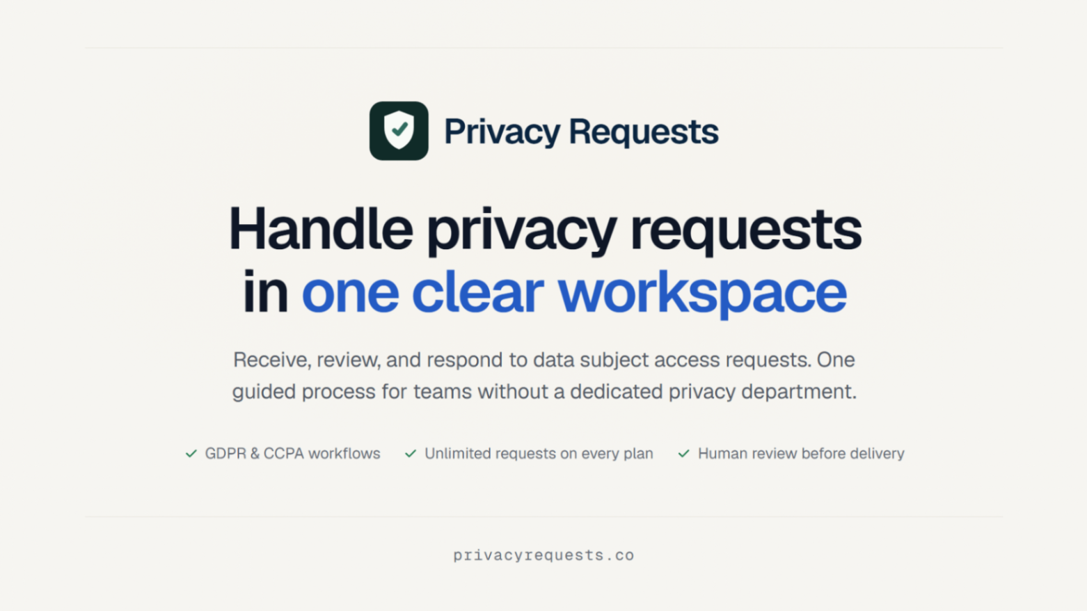 PrivacyRequests product image 1