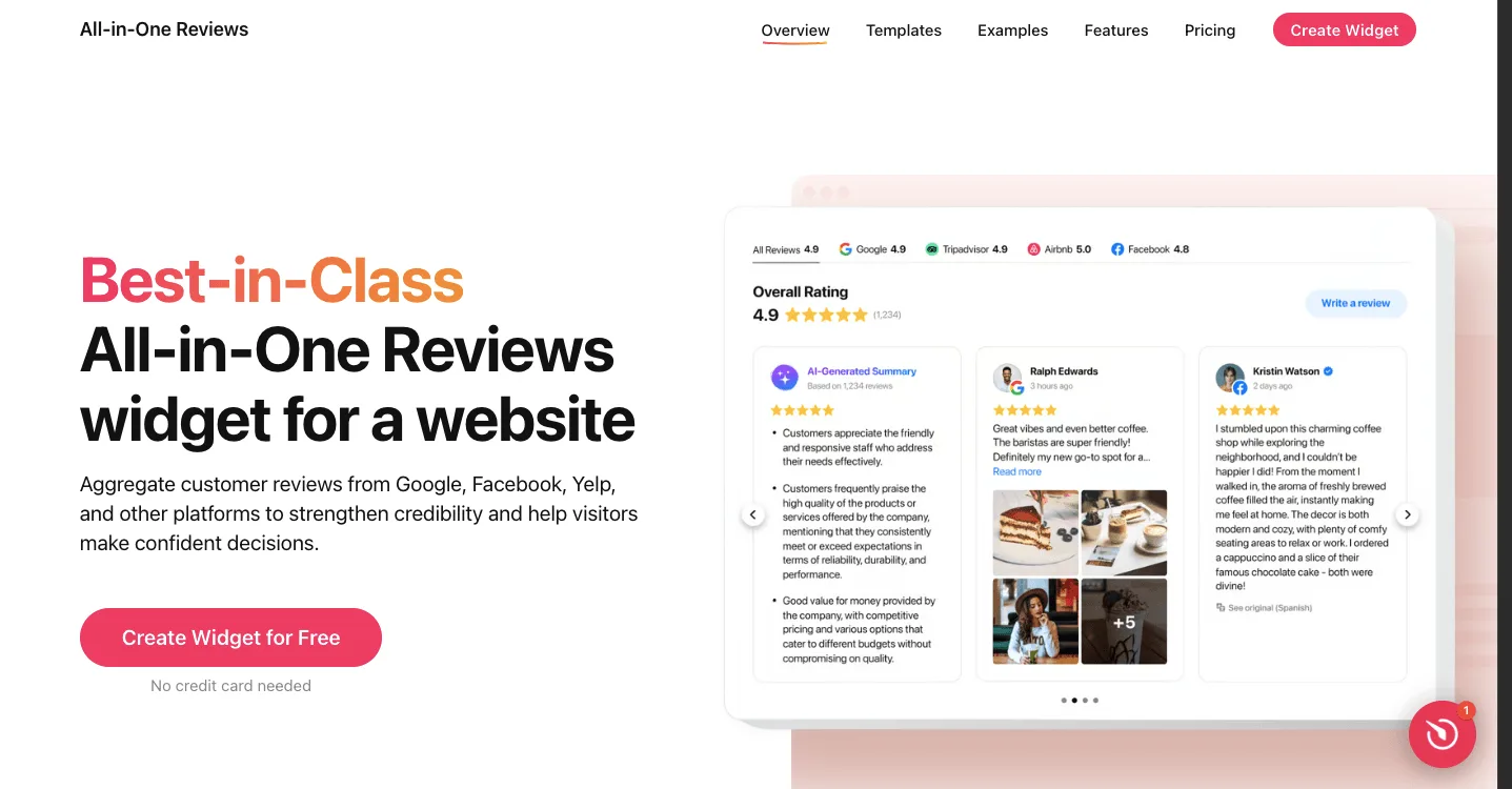 JustReviews by Elfsight product image 1