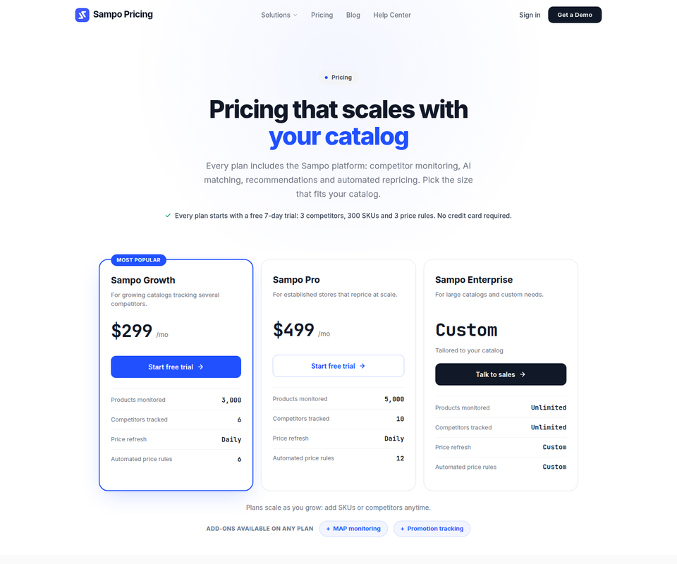 Sampo Pricing product image 4