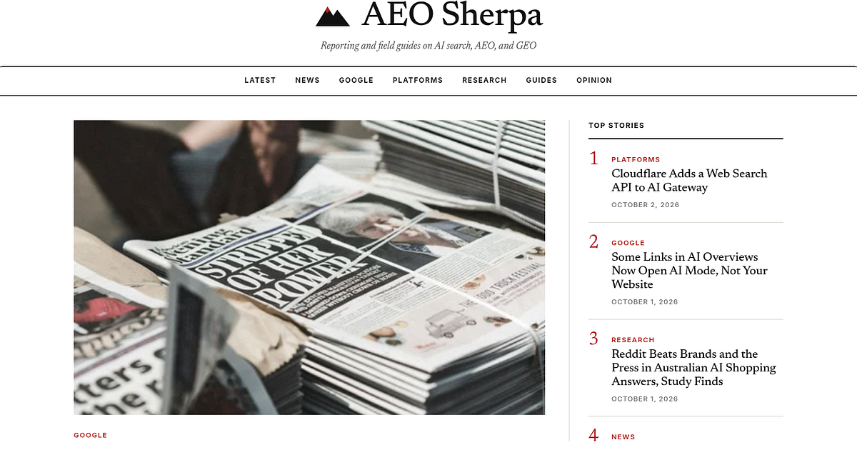 AEO Sherpa product image 1