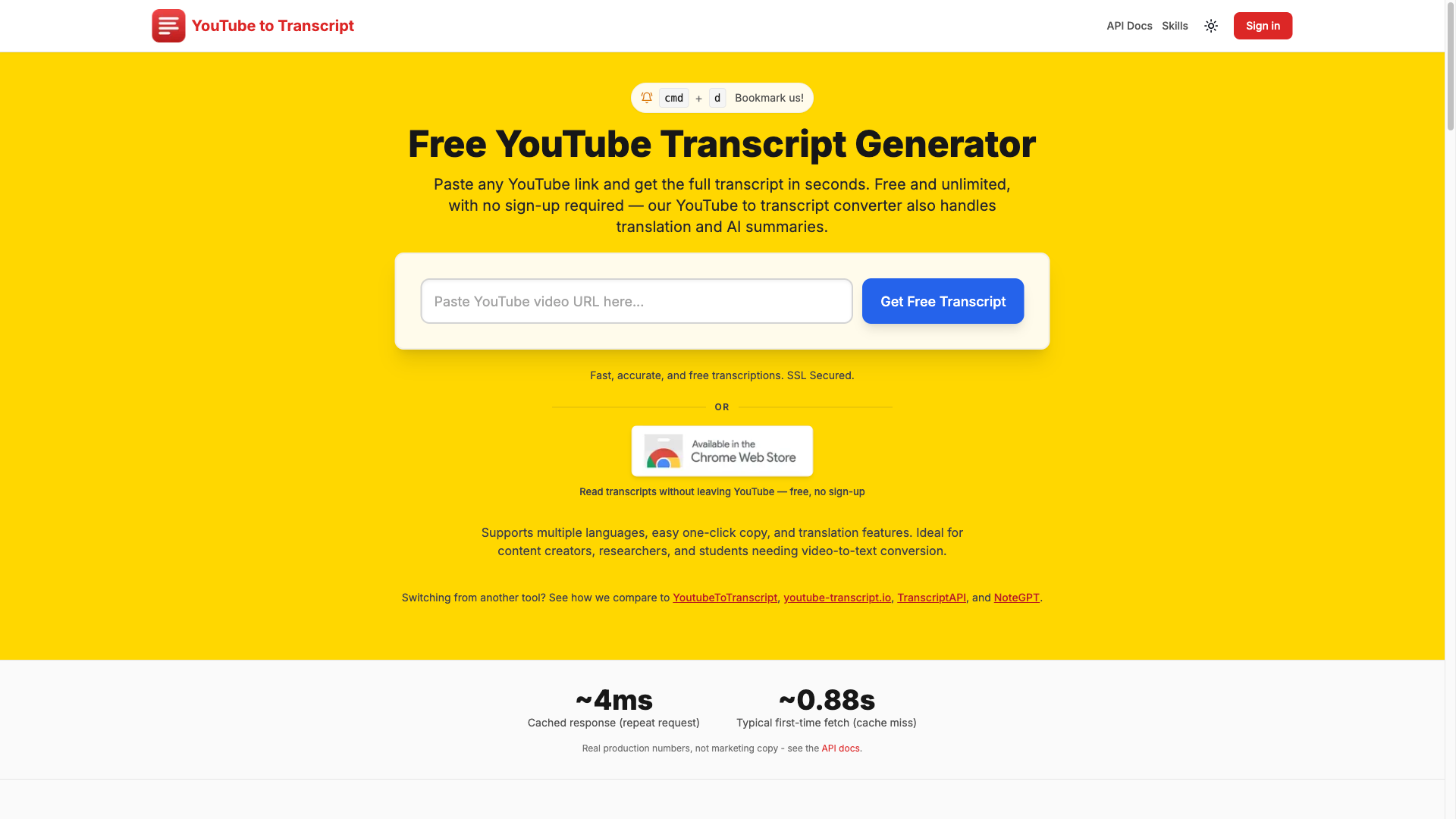 GetYouTubeTranscript product image 1