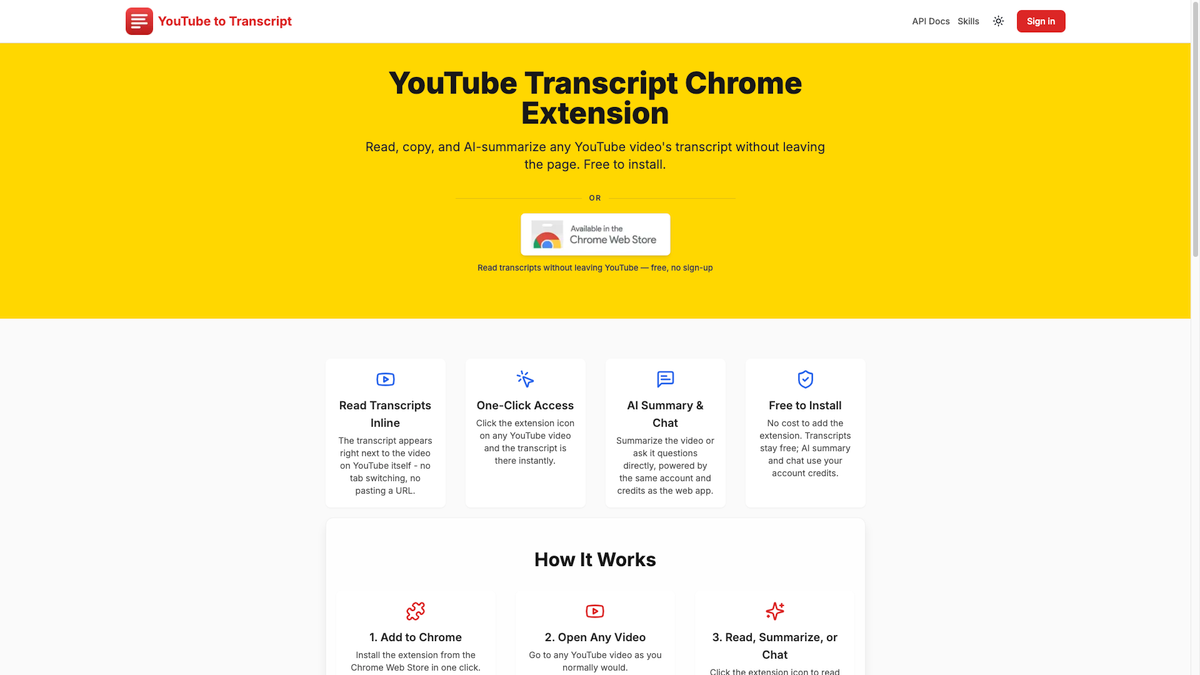 GetYouTubeTranscript product image 4