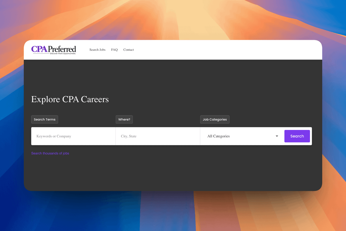CPA Preferred Jobs product image 1