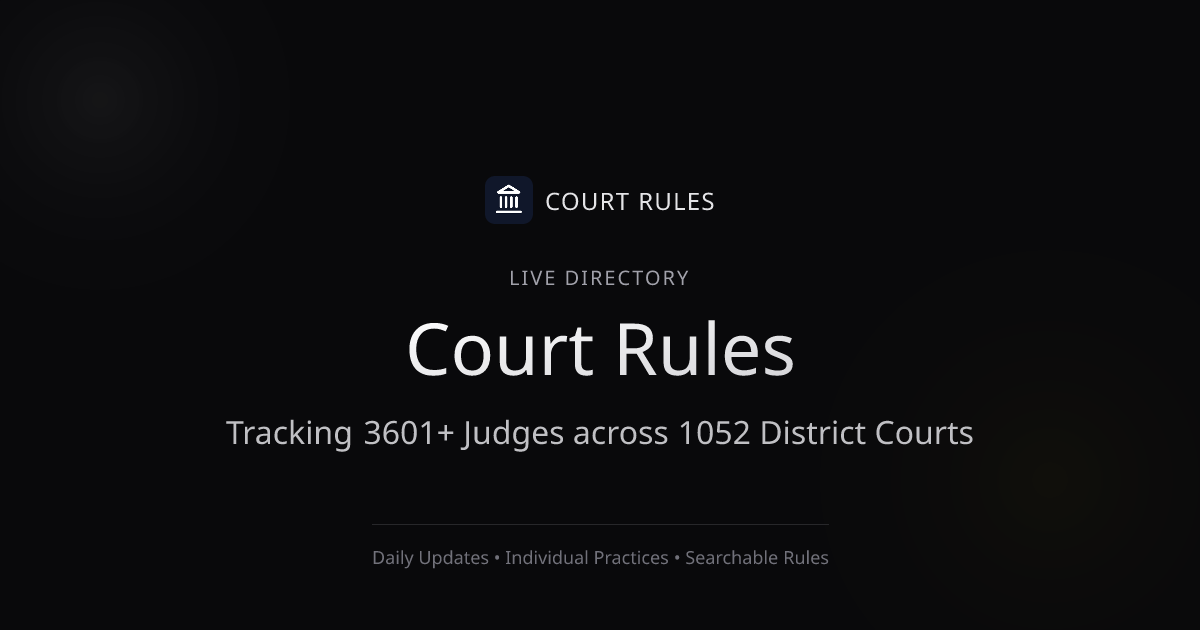 Court Rules product image 1