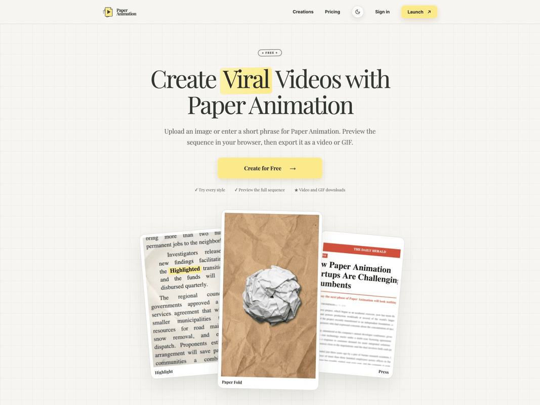 Paper Animation product image 1