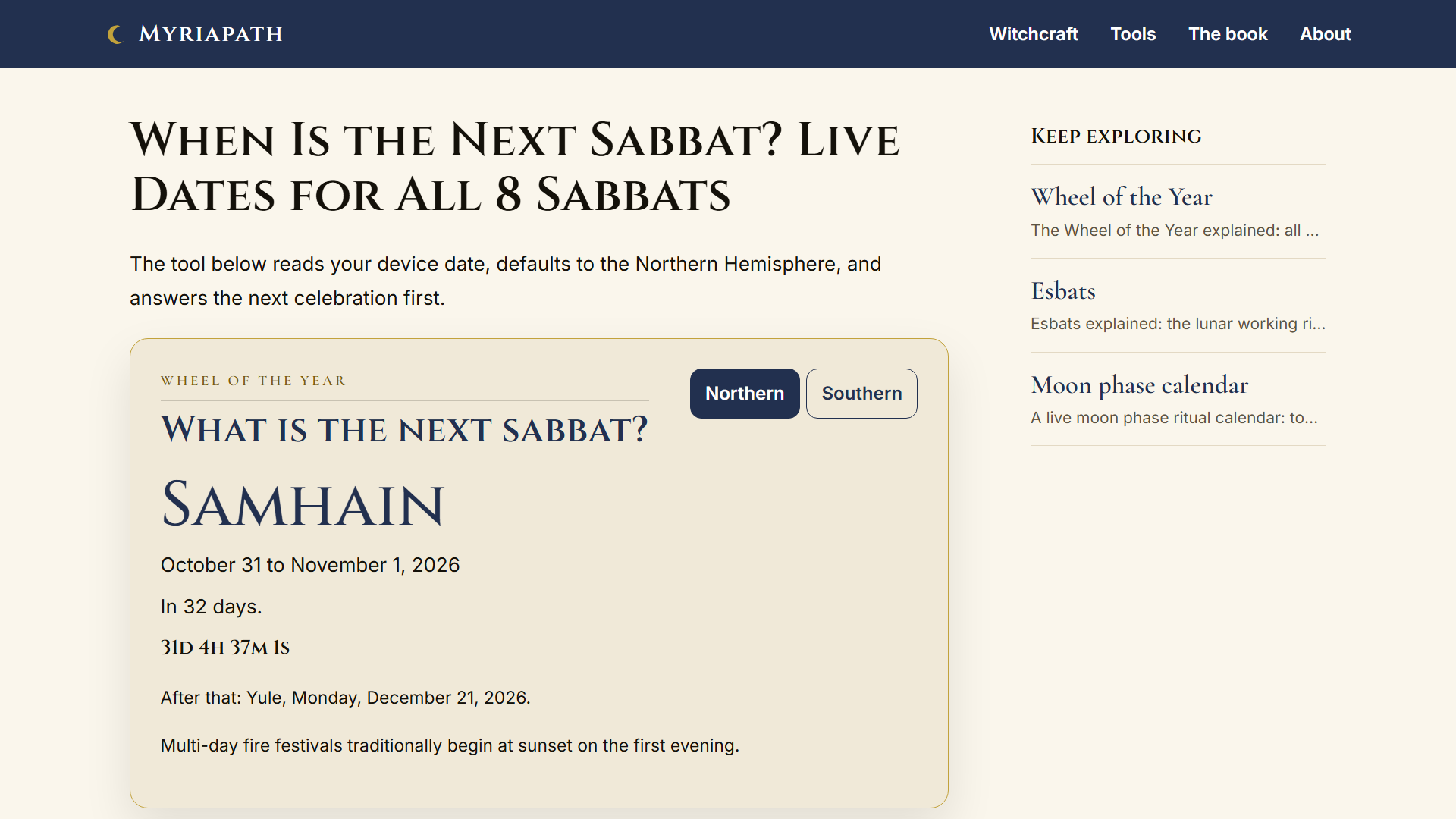 Next Sabbat product image 1
