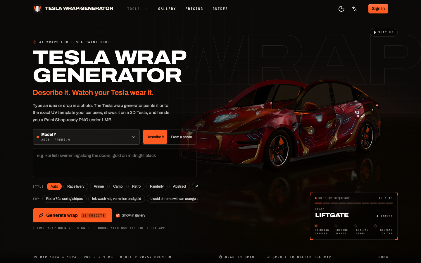 Tesla Wrap Generator product image 4