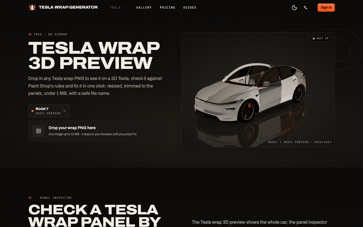 Tesla Wrap Generator product image 1
