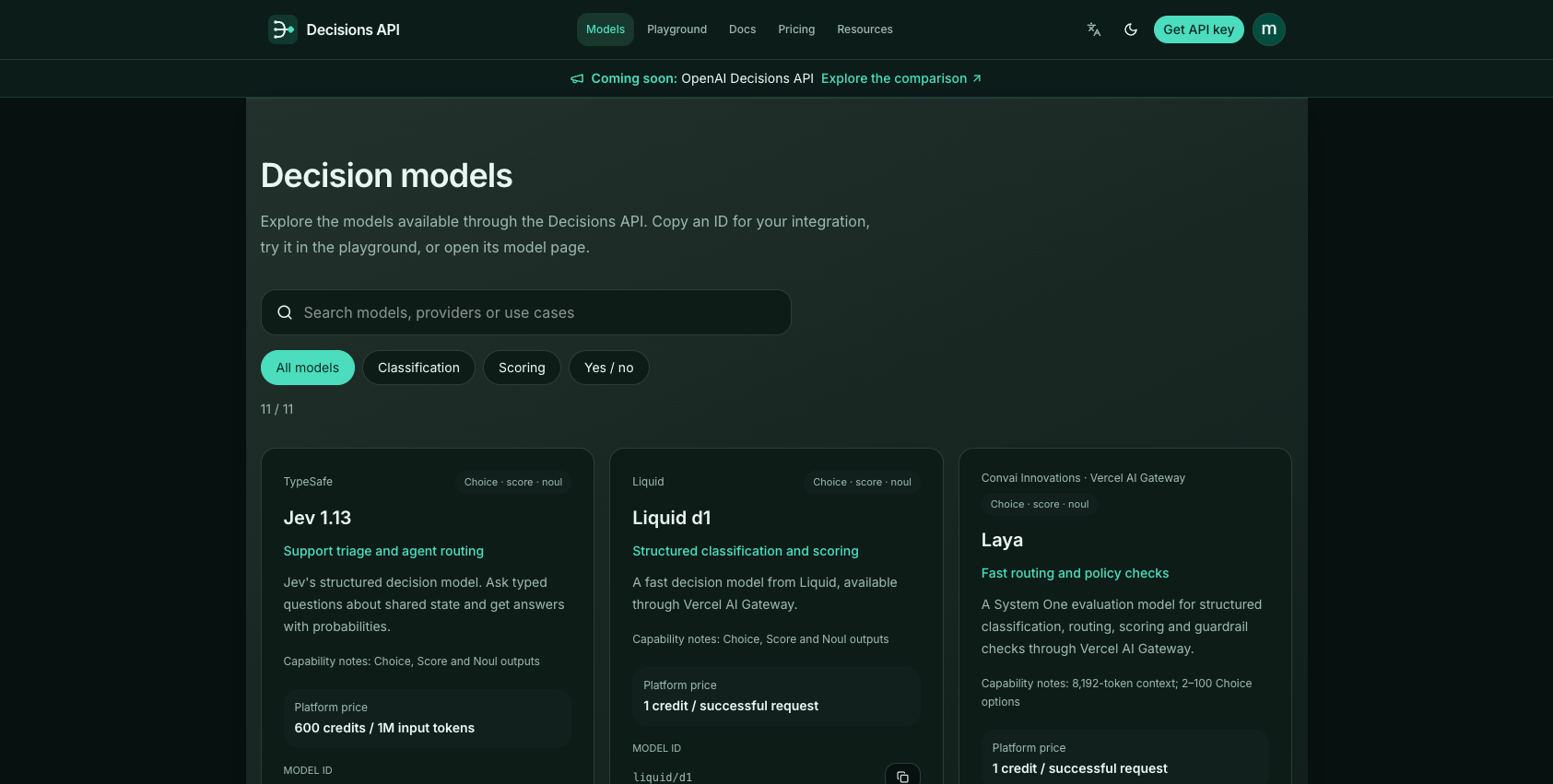 Decisions API product image 1