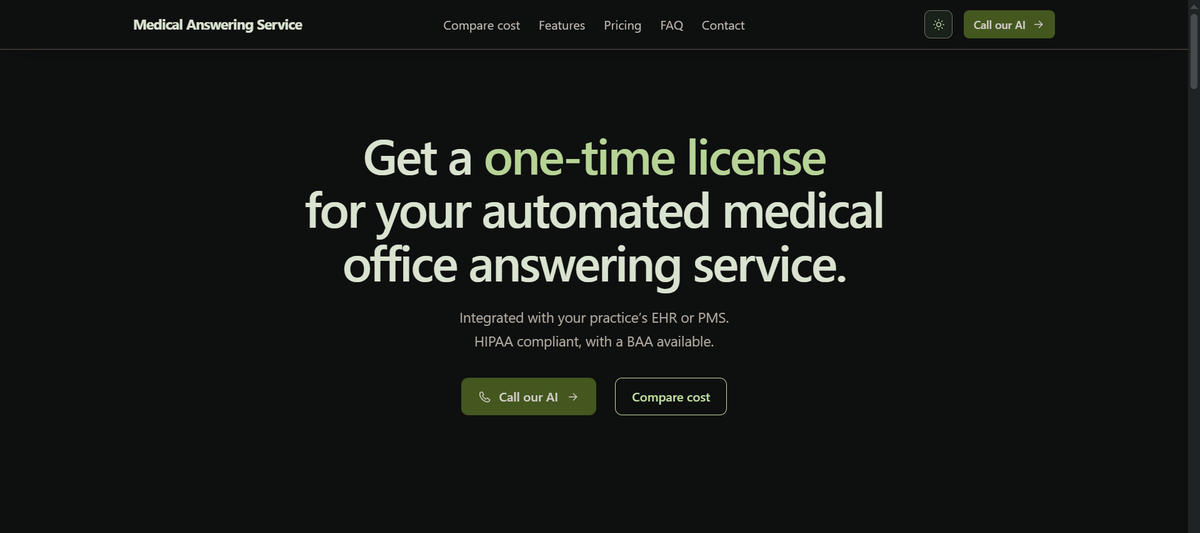 AI Medical Answering Service product image 2