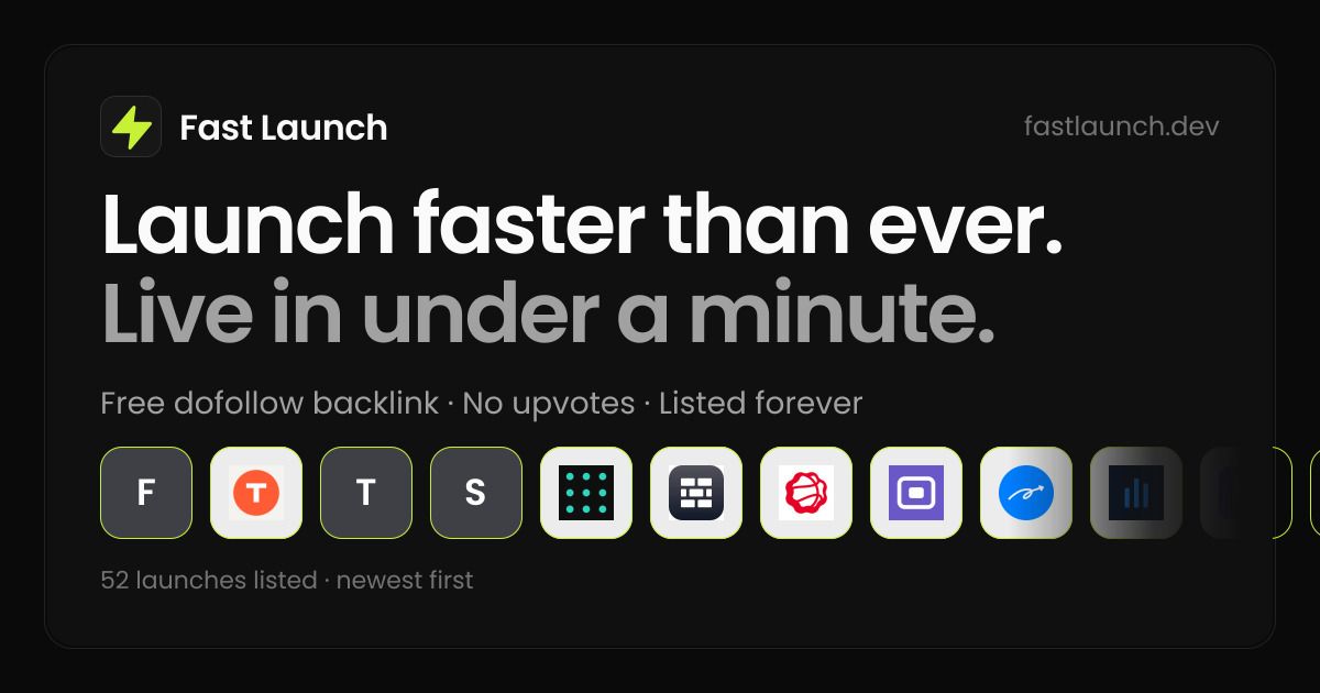 Fast Launch product image 1