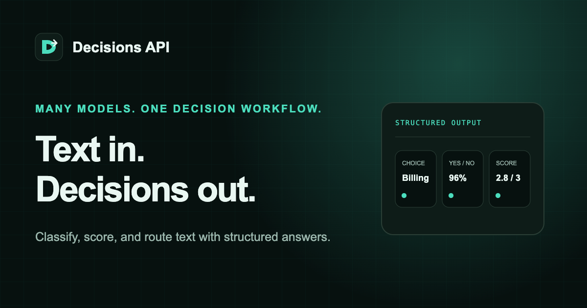 DecisionsApi product image 1
