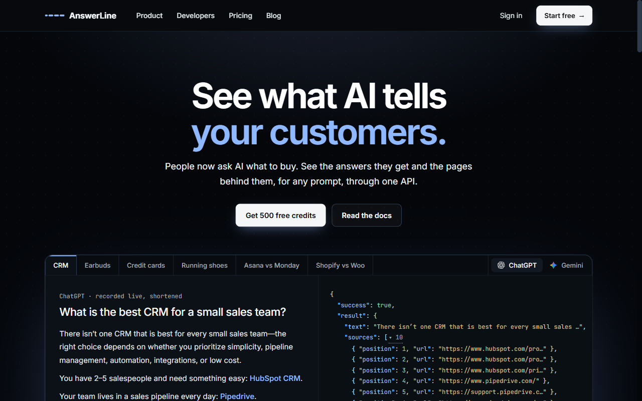 AnswerLine product image 1