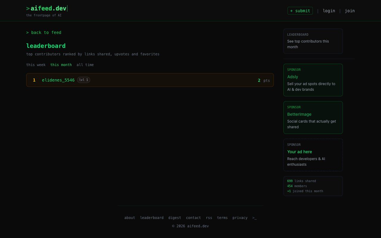 aifeed.dev product image 2
