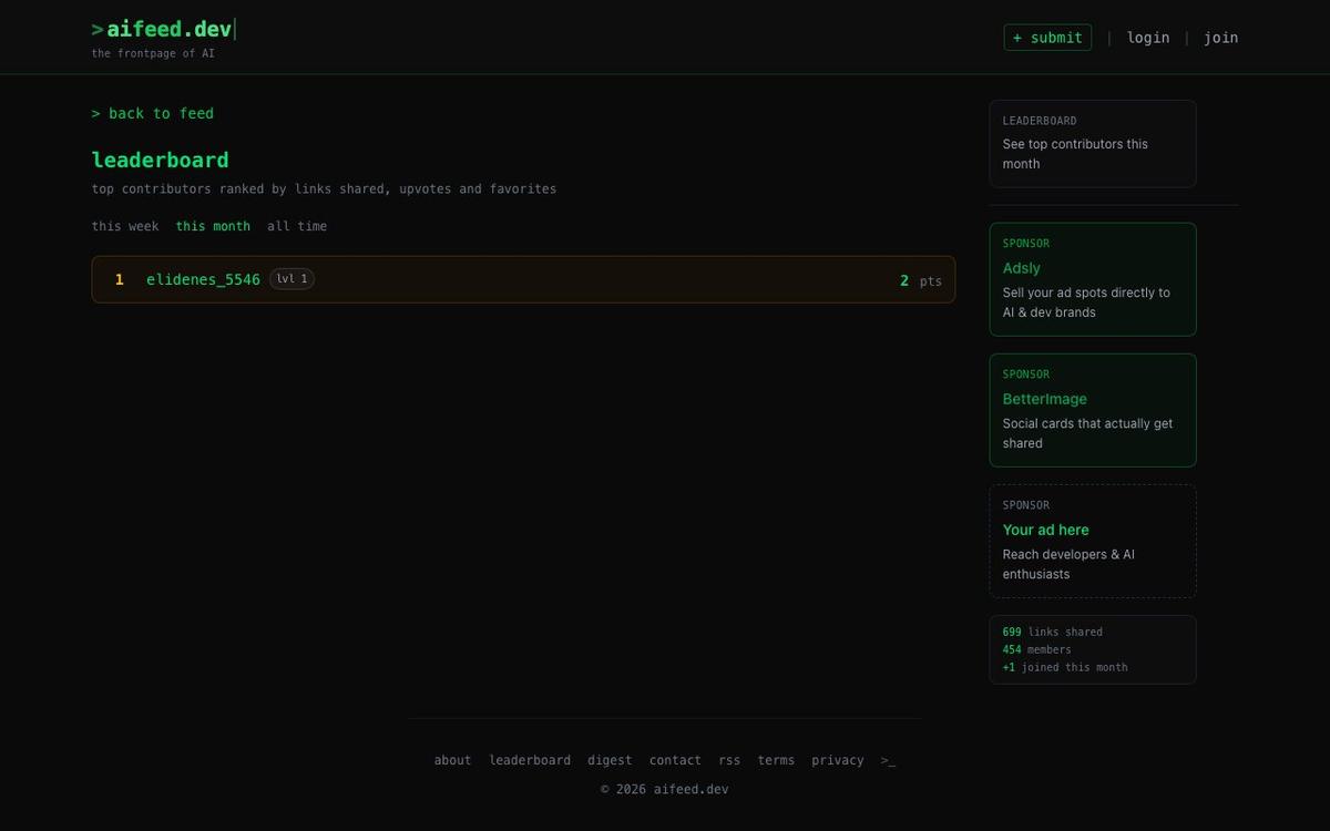 aifeed.dev product image 2