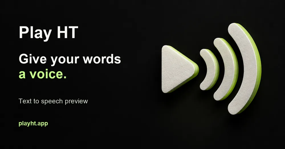 Play HT product image 1