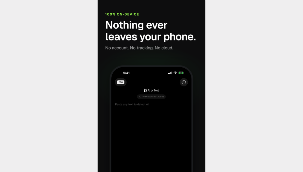 AI or Not Text Detector product image 1