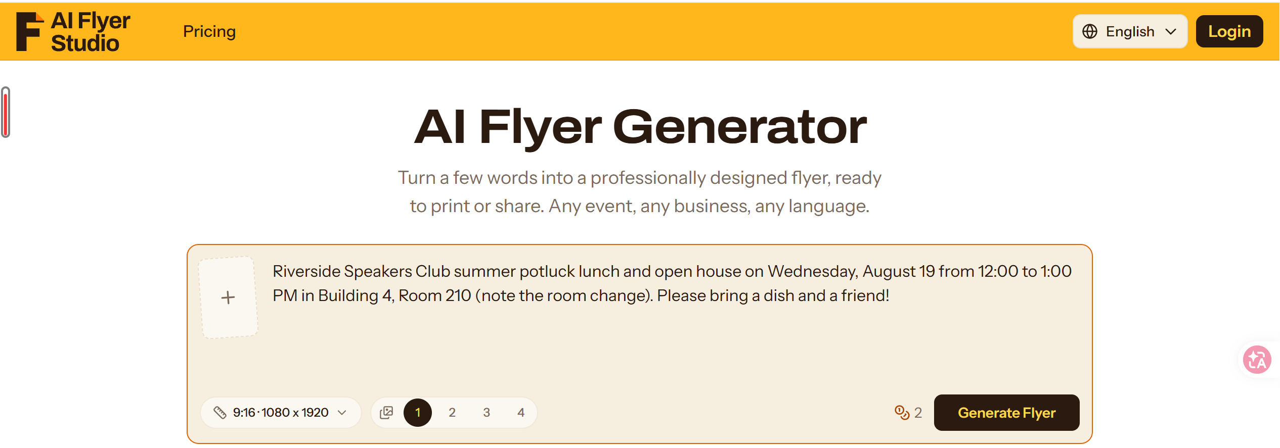 AI Flyer Studio product image 2