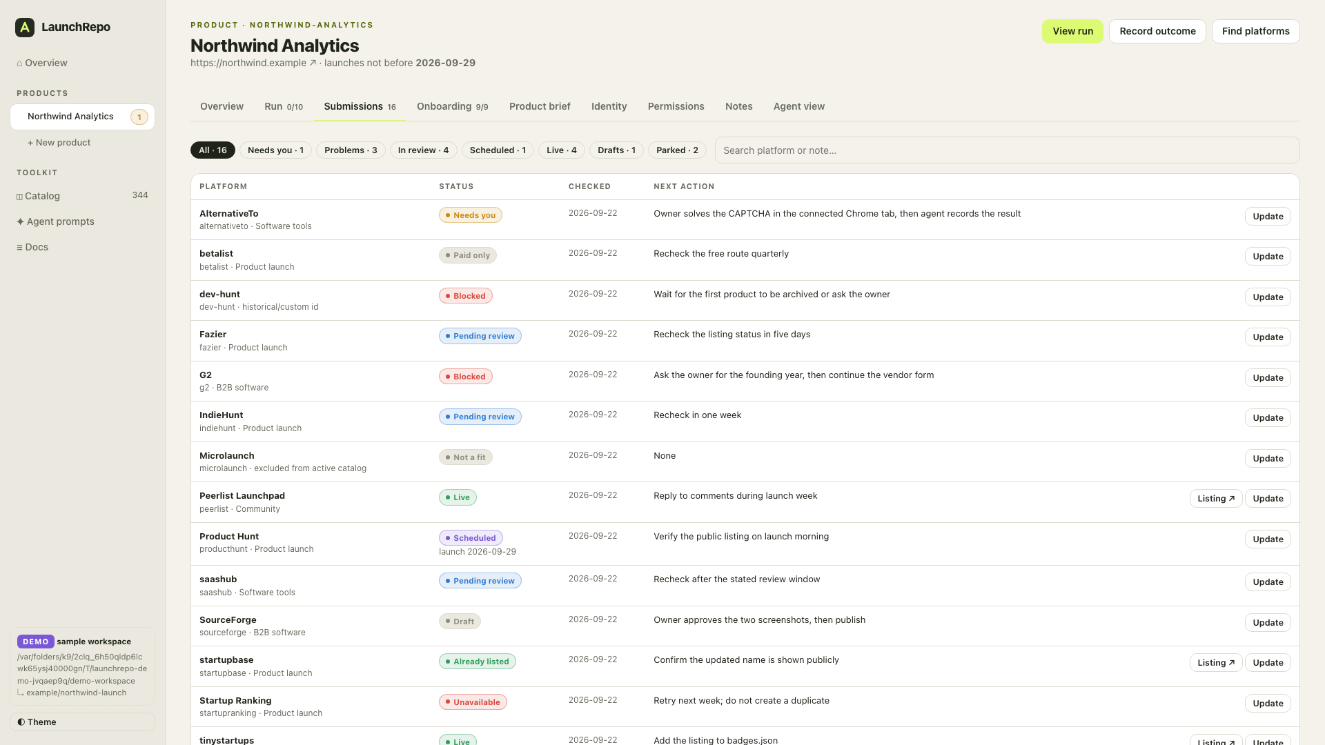 LaunchRepo product image 1