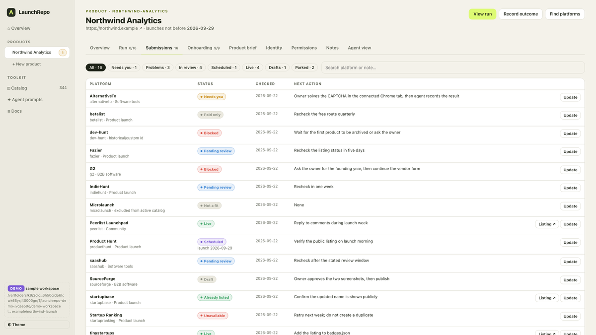 LaunchRepo product image 1