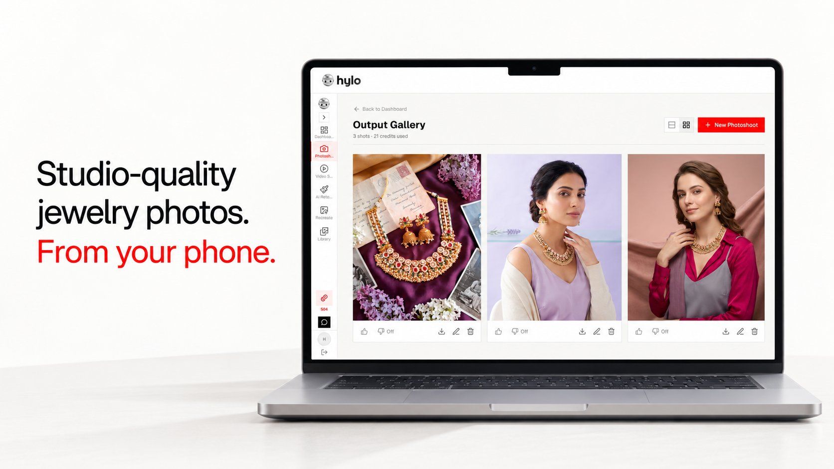 Hylo | AI Jewelry Photography product image 4